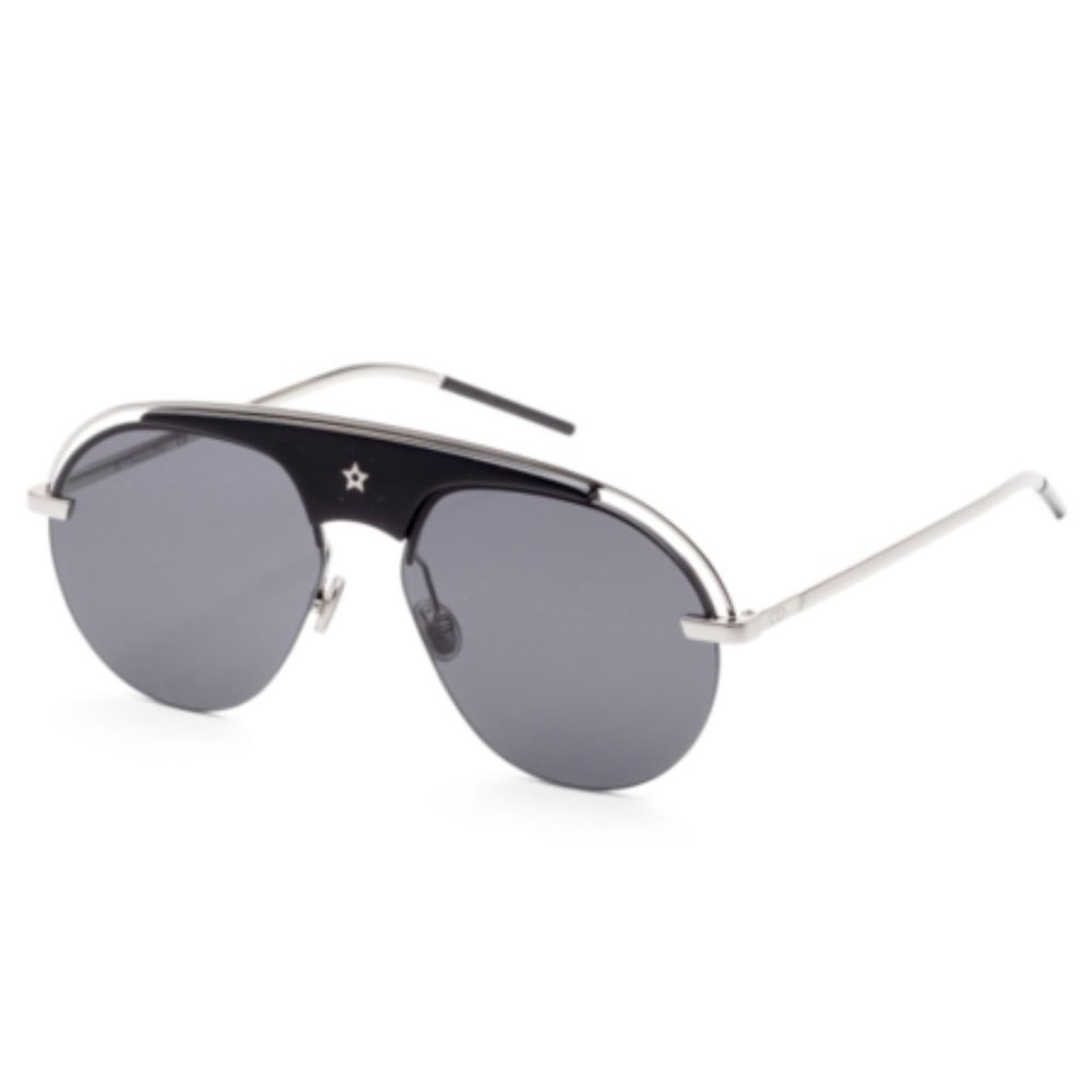 Dior DIO(R)EVOLUTION CSA/2K black palladium grey unisex round aviator sunglasses